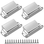 Magnetic Catches 4 Pack Magnetic Door Catch 6kg Magnetic Door Catches for Cupboards Cabinets, Door Magnets for Kitchen Wardrobe Magnets Door Closure