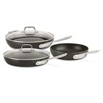 All-Clad E100S563 HA1 Cookware Set, Aluminum, Black