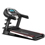 SPARNOD FITNESS STH-4200 (4.5HP Peak DC Motor) Foldable Treadmill for Home Use | Free Installation | Cardio Benefits | Auto-Incline | Powerful Massager, Twister & Dumbbells | Max User Weight: 115 Kg