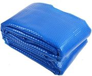 Aquabuddy Pool Cover 6.5x3m 400 Micron Swimming Pool Solar Blanket Blue Silver