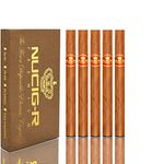 NUCIG® Case of 5 Luxury MINI Disposable E Cigars | Electric cigar | Electronic Cigar | Electric cigarette | Cigar Vape (MINI) | Nicotine Free | Tobacco Free