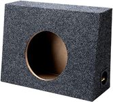 ASC Single 10" Subwoofer 1" MDF Universal Regular Standard Cab Truck Sub Box Speaker Enclosure