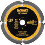 DEWALT PCD FIBRE CEMENT BLADE 160 X 20MM X 4T