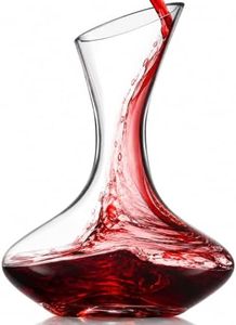 Godinger Wine Decanter Carafe, Hand Blown Wine Decanter Aerator - Wine Gifts