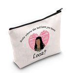 TOBGBE Twilight Saga Makeup Bag Where The Hell Have You Been Loca Twilight Gift Jacob Black Twilight Gift Twilight Merch (Where loca ca)