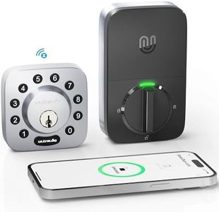 ULTRALOQ Z-Wave Smart Lock, 5 in 1 Keyless Entry Door Lock, Z-Wave Door Lock with Door Sensor, Works with Z-Wave Plus, Home Assistant, Compatible with SmartThings, Hubitat, Ezlo, etc, Deadbolt Lock