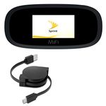 Sprint MiFi 8000 Cable, BoxWave [miniSync - USB-A to USB Type-C] Retractable Cable - USB-A to USB Type-C for Sprint MiFi 8000