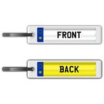 GB EU Personalised Registration Number Plate Keyring Any Name or Text