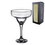 Personalised Engraved 295ml Margarita Cocktail Glass Comes with Presentation Gift Box, Personalise with Any Name or Message. Engraved in The United Kingdom