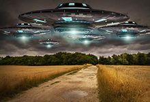 Yeele 10x8ft UFO Backdrop Spaceship Flying Saucer Background for Photography Science Fiction Alien Invasion Spacecraft Pictures Kid Boy Child Portrait Photo Booth Shooting Vinyl Studio Video Props