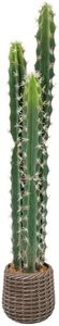 Keeplush Artificial Cactus Plants Outdoor 4.5ft, Large UV-Resistant Fake Cacti Plant in Brown Pot, Faux Floor Desert Plant for Home Office Hotel Indoor Patio Balcony or Garden Decor