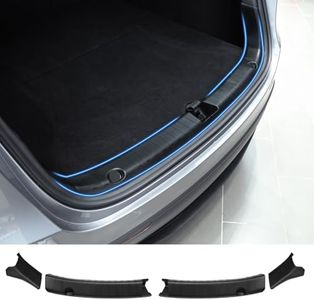 Arcoche 4 Pcs Rear Bumper Guard for Tesla Model Y ABS Trunk Door Sill Protector Accessories for Model Y 2024 2023 2022 2021 2020