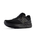 New Balance Women's Fresh Foam 520 V9 Running Shoe, Black/Black/Black Metallic, 8 W