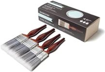 Hamilton Perfection Pure Synthetic Fine Tipped Brushes | 4 Box Set | Vapour Box Compatible | 1", 1.5", 2"