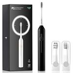 usmile Sonic Electric Toothbrush for Adults, USB Rechargeable with 2 Brush Heads, Powered Whitening Toothbrush with Smart Timer, 4-Hour Fast Charge for 180 Days Use, P1 Black