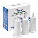 3 Pack Water Filter for Sage, TÜV SÜD Certified Coffee Machine Cartridge Replacement Filters for Sage Barista Express Pro Touch, Compatible with SES810, SES875, SES880, SES920, SES980, SES990