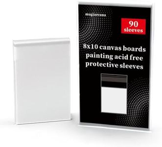 Magiarcana painting canvas boards sleeves,protecting art paintings supplies and presswork Watercolor paper or photo,from dust, scratches,damage,Suitable for art painters to collect and retailers sell
