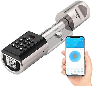 WELOCK PBL41 Elektronisches Zahlencode Schließzylinder Haustür IP65 Elektronisches Türschloss mit Bluetooth und App, Verstellbar für Türen von 50-100mm Dicke