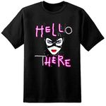 Mens Catwoman Hello There Sign Movie T Shirt Batman Retro Vintage (XL = 46/48") Black