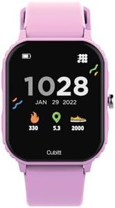 Cubitt Teens Smart Watch Fitness Tracker for Teens, with Heart Rate, Blood Pressure, Blood Oxygen, Sleep Monitor, 20+ Games, Alarms, Activity Tracker 1.85'' HR Touch Screen, IP68 Waterproof