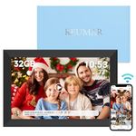 FRAMEO 10.1" Digital Photo Frame,IPS Touch Screen Smart WiFi Digital Picture Frame with 16GB Storage,Easy Setup to Share Photos or Videos via Frameo APP,Smart Motion Sensor,Auto-Rotate,Wall Mountable