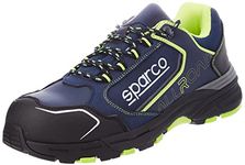 Sparco Unisex's Allroad S3 SRC Work Safety Shoes, Blue Yellow Fluo, 48 EU