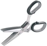 GEFU Cutare Herb Herb Scissor, Silver/Black, 12660