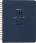 AT-A-GLANCE 2025 Planner, Weekly & Monthly, 8-1/2" x 11", Large, Signature, Navy (YP9052025)