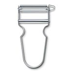 Victorinox Star Peeler, Vegetable Peeler, Micro Toothing, Extra Sharp Zag Cut, Stainless Steel, Colour Metal,6.0913