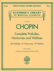 Complete Preludes, Nocturnes & Waltzes: Schirmer Library of Classics Volume 2056