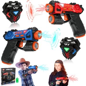 VATOS Mini Laser Tag Guns 2-Pack – Kids Multiplayer Toy Set