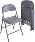 COSCO SmartFold Vinyl Folding Chair