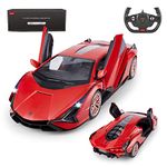 RASTAR RC Car Lamborghini Sián FKP 37 1/14 Remote Control Car, Lamborghini Toy Rc Car for Kids Boys6-12 - RED, Gifts for Kids Boys