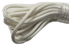 Blue Ox Rope 5/16 X 60' Double Braided Polyester Flagpole Halyard Line, White