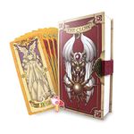 unbanded Anime Card Captor Clow Cards 56PCS Sakura Clow Cards Comic Edition Full Set Gift Red New