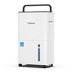 HOGARLABS 3500 Sq Ft 50 Pint Dehumidifier for Home Basements Bathroom Bedroom | Dehumidifiers with Drain Hose for Medium to Large Room