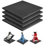 ZOSANY RV Leveling Block Flex Pads,12x12x0.75 Inch RV Rubber Anti-Vibration & Anti-Slip Pads for Uneven Surfaces, Camper Trailer Jacks, Stands, Stabilizers & Leveling Blocks