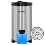 Spin Dryer 6kg by Umelome, Energy&Power Saving Spinner 3200 RPM Clothes Dryer, Energy Efficiency Class: A+++, Gravity Drain dryer, Silvery