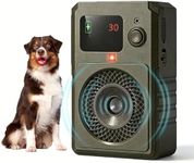 2026 Upgraded Dog Barking Deterrent Device – 50FT Range Anti Barking with 3 Modes & Color Display – Type-C Rechargeable 60-Day Battery – IPX4 Waterproof for Indoor/Outdoor Small Large Dogs (Black)