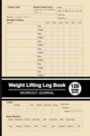 Weight Lifting Log Book: Simple Wor