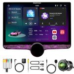 Woschmann DiamondCar AndroidSystemTouch Screen10.1In|with Fan|4GB/64GB|4th Gen|4Core|QLEDDisplay|Single Knob|GPS&Bluetooth|WiFi&FM|SteeringControl|Ahd Camera Included(Wireless Android Auto&Car Play)
