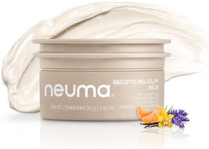 NEUMA Neu Styling Hair Clay 1.8 Fl. Oz. Strong Hold Texturizing with Lavender, Mandarin & Vanilla Scent, Hair Clay for Men & Women