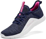 ALEADER Women's Energycloud Lightweight Slip On Walking Running Shoes, Navy, 5.5 UK