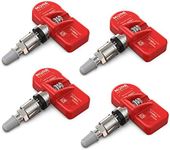 MORESENSOR Signature Series 315MHz TPMS Tire Pressure Sensor 4-Pack | Preprogrammed for Select 25+ Japanese Brand Models | Replacement for 42753-STK-A04 | Clamp-in | NX-S072-4