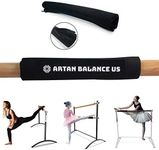 Artan Balance Ballet Barre Foam Detachable Protector Slider pad Cushion with Zipper for Home or Studio Comfort and Protection for Stretch, Pilates, Dance Class or Active Workouts