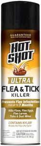 Hot Shot Ultra Flea & Tick Killer (Aerosol), Formula Kills Fleas, Flea Eggs and Flea Larvae, Ticks, Carpet Beetles and Dust Mites, 16 Ounces