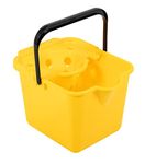 Addis 12L Capacity Mop Pail And Wringer In Sunshine Yellow