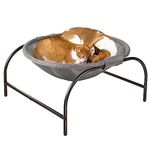 JUNSPOW Cat Bed [Large Size-56x54x28 cm] Dog Bed Pet Hammock Bed Free-Standing Cat Sleeping Cat Supplies Pet Supplies Whole Wash Stable Structure Detachable Excellent Breathability Easy Assembly