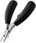 BEZOX Straight Toenail Clippers for Ingrown Toenail Prevention, Podiatrist Ingrown Nail Clippers for Thick Toenails, Ergonomic Finger Nail Clippers for Adults, Seniors, Men and Women