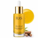 RAS Luxury Oils Revival Kumkumadi Night Face Elixir; Enriched With Saffron ; Reduces Signs of Ageing, Wrinkles, and Fine Lines, Hydrates Skin (6 ML)